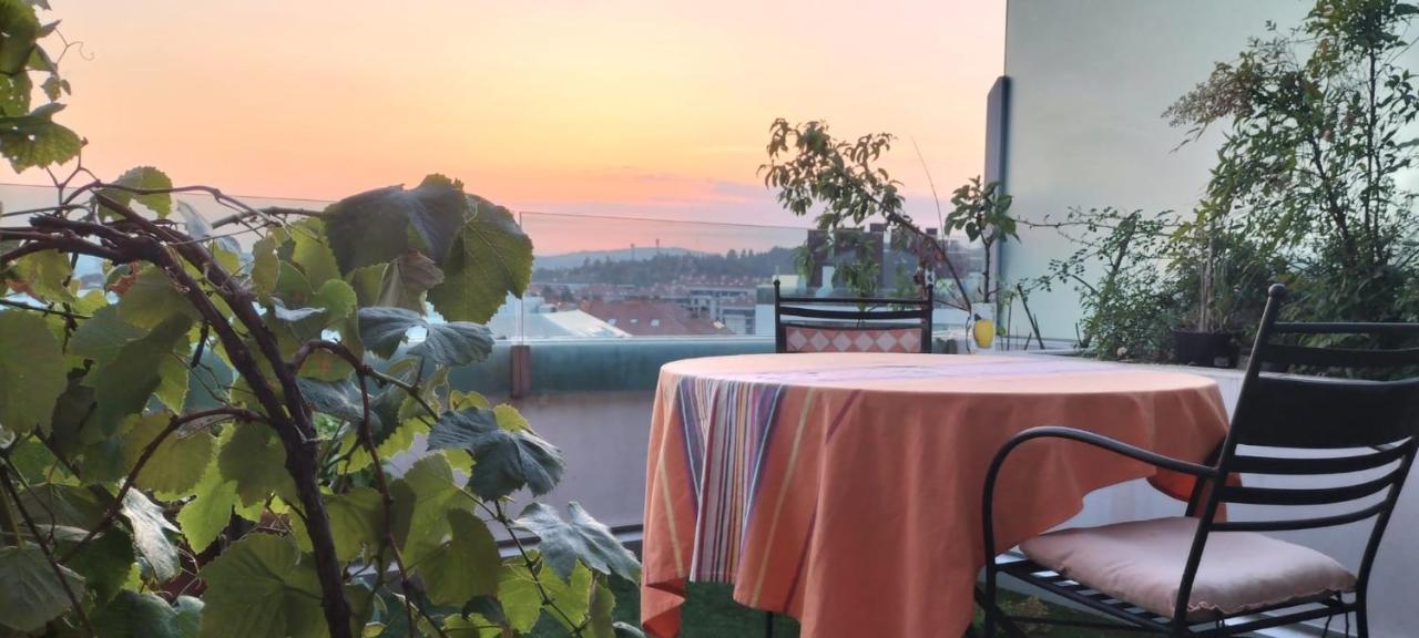Preciosa Habitacion Suite En Atico Con Terraza Santiago de Compostela Eksteriør bilde